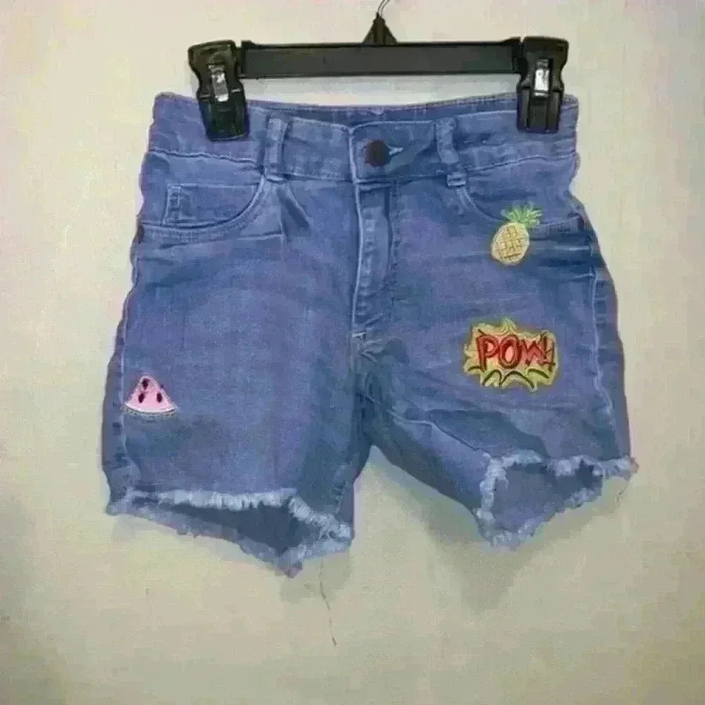 Girls Paris Blues Shorts Size 8